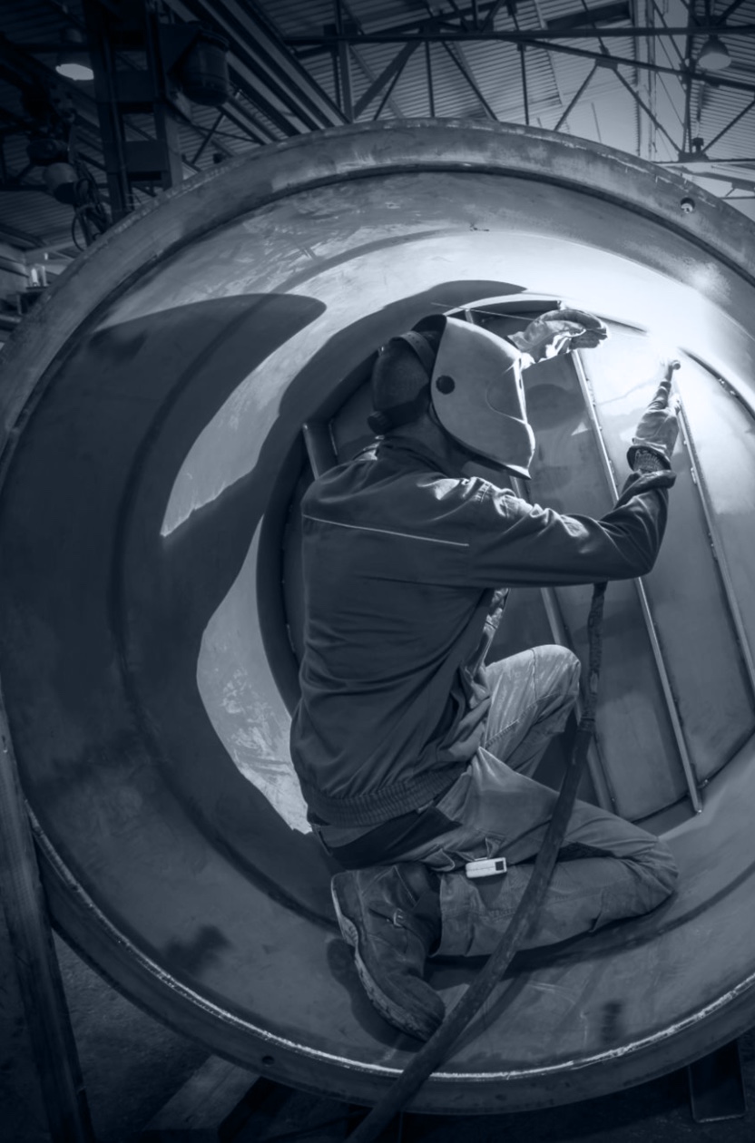 Servicios de pailería y acabados industriales